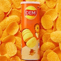 Penjualan Panas Camilan Eksotis Asia Camilan Sayuran Klasik Jagung 180g Rasa Asin Goreng Keripik Kentang Original
