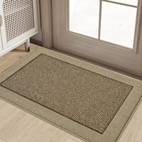 Tapis de porte anti-saleté lavables, antidérapants, absorbants, tapis de bienvenue, tapis de sol à profil bas pour porte d'entrée et porte arrière