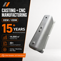 Boîtier de pompe en aluminium sur mesure, moulage en sable, usinage CNC pour équipement de contrôle des fluides, service OEM/ODM, automobile/moto/industriel