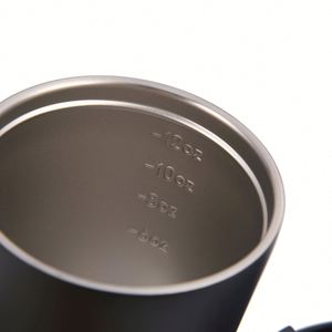 Gobelet isotherme portable personnalisé en acier inoxydable à double paroi, réutilisable, avec couvercle, pour eau bouillante - Product Image 4