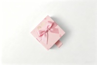 Boîte Cadeau Carrée Rose Douce à Nœud et Pois pour Bijoux, Collier, Boucles d'Oreilles, Bracelet – Personnalisable
