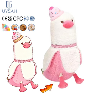 UYEAH Muñeco de Mascota de Pájaro Personalizado de Alta Calidad, Relleno de Algodón, Peluche de Animal de Granja, <span class=keywords><strong>Pato</strong></span> de Peluche, Regalo - Product Image 1