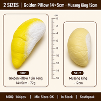 Jouet Squishy Durian Ultra Doux en PU à Remontée Lente Southpeak, Jouet Anti-Stress à Presser, 2 Tailles, Vente en Gros OEM Usine de Squishies