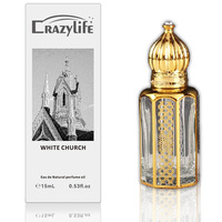 Aceite de Perfume Árabe de 15 ml para Mujer, Aceite de Fragancia de Ámbar de Granada con Vainilla Dulce y Terrosa, Fragancia Duradera de Labdanum