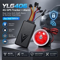 Traceur GPS 4G avec sirène et télécommande YLG406 pour voiture