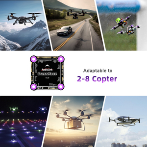 RadioLink CrossRace con OSD Integrado, Controlador de Vuelo de Carreras de 12 Canales, FPV APM Betaflight, ESC 4 en 1 para <span class=keywords><strong>DJI</strong></span> HD O3, <span class=keywords><strong>Dron</strong></span> Plug-and-Play - Product Image 6