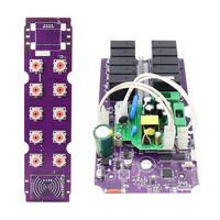 Télécommande industrielle sans fil étanche IP67 à 8 touches, monovitesse, avec batterie au lithium rechargeable et anti-parasitage pour grue