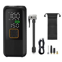 New Arrival Portable Mini Electric Wireless LED Emergency Car Tire Inflator air Pump with Digital Display
