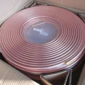 Hot Selling 1/4" Inch Diameter Pancake Coil Refrigeration Air Conditioning Copper Tube / Pipe