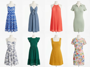 Robes d'été élégantes et ajustées à fines bretelles pour femmes, assortiment aléatoire, tenues quotidiennes, tailles mixtes, stock disponible, livraison rapide, modèle Chine 2026.4 - Product Image 1