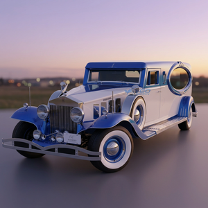 Cercueil électrique à quatre roues de conception moderne, voiture funéraire classique de haute qualité - Product Image 1