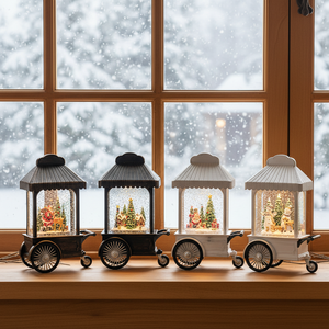 Adornos Navideños Transfronterizos para el Hogar: Manualidades, Escenografía, Carrito del Viejo Pascuero, <span class=keywords><strong>Bolas</strong></span> <span class=keywords><strong>de</strong></span> <span class=keywords><strong>Nieve</strong></span> con Cristales, Adornos <span class=keywords><strong>de</strong></span> Muñecos <span class=keywords><strong>de</strong></span> <span class=keywords><strong>Nieve</strong></span> - Product Image 3