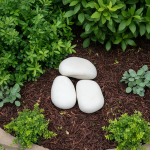 Galets de rivière polis en pierre naturelle de 1 à 3 pouces, 38 lb, galets décoratifs pour jardin, aménagement paysager, plantes, pots, vases, artisanat - Product Image 2