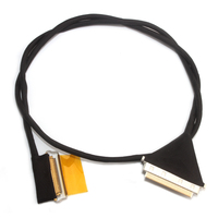 Assemblage de câble EDP LVDS personnalisé 40 broches à 30 broches avec micro-connecteurs coaxiaux pour utilisation sur panneau d'affichage LCD pour ordinateur