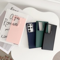 Porte-objectif de luxe étui de téléphone portable pour redmi 13 12C Note 13 Pro 4G 5G couverture arrière en Silicone pour Samsung a35 25 s24 plus TPU01