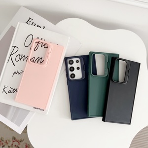 고급 렌즈 홀더 휴대 전화 케이스 redmi 13 12C 참고 삼성 a35 25 s24 플러스 TPU01 용 13 Pro 4G 5G 실리콘 후면 커버 - Product Image 4