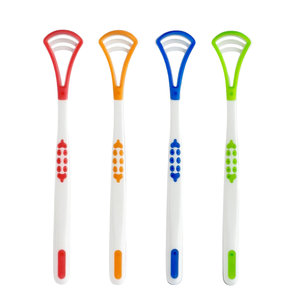 Stainless Steel & Plastic Tongue Scraper for Fresh Breath and Oral Hygiene Eco-Friendly Reusable Tool for Daily Mouth Care - Product Image 1