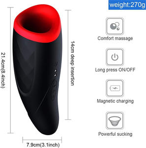 Kostenlose Individuelle Box - Rotierender Freihändiger Simulations-<span class=keywords><strong>Vagina</strong></span> Elektrischer Masturbator-Becher für Männer Männliche <span class=keywords><strong>Masturbation</strong></span> - Product Image 4