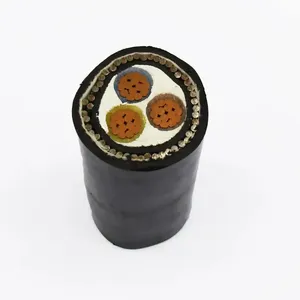 Câble souterrain <span class=keywords><strong>Hta</strong></span> NFC33-226 12/20 (24) Kv à conducteur en cuivre Xkdt-Y 3X1X240 mm² anti-rongeurs/anti-termites (résistant aux rongeurs/termites) - Product Image 3