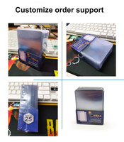 Protège-cartes rigides en PVC transparent 35PT de 3 x 4 pouces pour cartes à collectionner, cartes sportives et TCG – Personnalisables