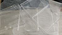 Boîte de rangement carrée transparente en plastique de 1 mm d'épaisseur, avec couvercle indépendant, impression personnalisée, pour usage industriel et alimentaire – Vente chaude usine