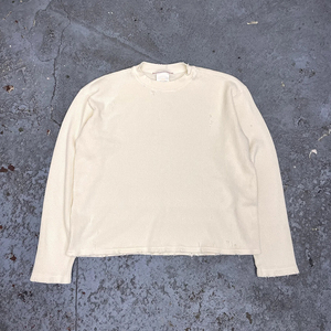 T-shirt Termica Streetwear Personalizzata a Maniche Lunghe in Maglia Waffle con Effetto Lavaggio Acido, <span class=keywords><strong>Abbigliamento</strong></span> <span class=keywords><strong>Retrò</strong></span> - Produttore - Product Image 4