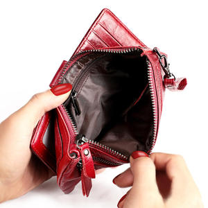 Andong Leather New Fashion Long Wallet <b>Purse</b> for Women Genuine Cow Leather Casual Clutch Bag Multi-Card Position <b>Phone</b> Bag - Product Image 6