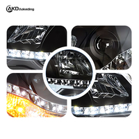 Autoscheinwerfer für VW Polo LED-Scheinwerfer Projektorlinse 2006-2010 Vento Dynamisches Signal Frontscheinwerfer DRL Autozubehör