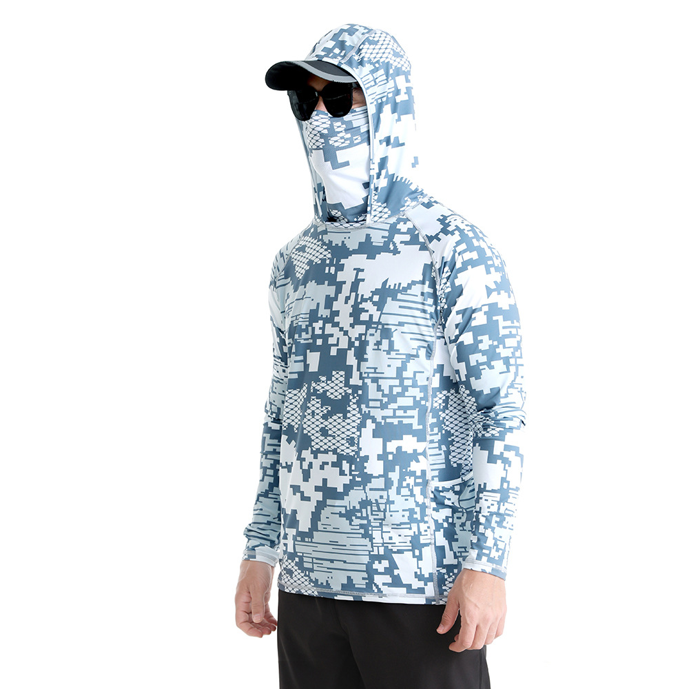 Camouflage blue and white dy0002-c