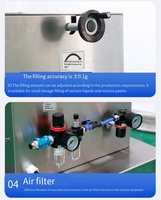 Machine de remplissage semi-automatique à piston pour petites doses, remplisseur de seringues pour crème cosmétique, gel, pâte, matériaux épais à haute viscosité