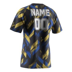 T-shirt de sport à col en V pour homme, en jersey 100 % polyester, style rugby Nouvelle-Zélande – Nouvelle collection en promotion - Product Image 2