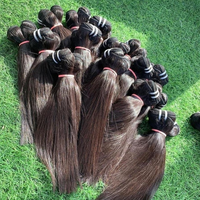 Pas cher 10a 40 pouces 100% vierge brésilienne bouclée humaine chine cheveux armure blonde et mélange os faisceaux droits avec fermeture meshine