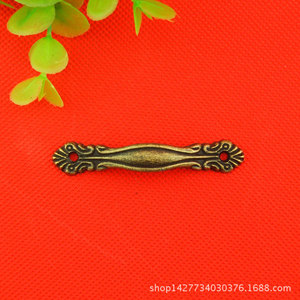 Antique Alloy Drawer Handle Bar Traditional Design Durable Furniture Hardware 84x15mm for Cabinet Drawer - Product Image 2