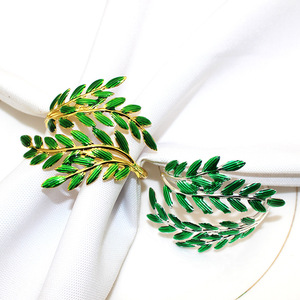 Accessori da tavolo oro portatovaglioli oro <span class=keywords><strong>fiore</strong></span> portatovagliolo decorazione per matrimonio matrimonio evento - Product Image 6