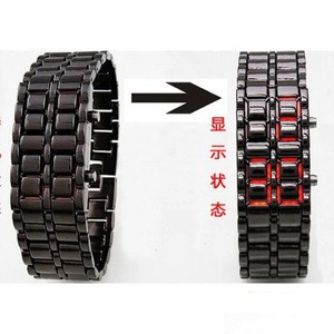 Relojes digitales LED Reloj de pulsera Reloj para hombre Gafas de Sol de acero inoxidable Vidrio Hom Creativo para hombre - Product Image 5