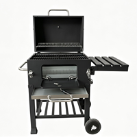Barbecue au charbon de bois portable robuste nouvellement amélioré pour la cuisine en plein air