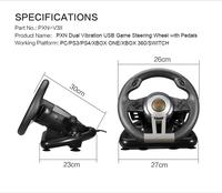 Volant de jeu de course pour enfants V3 Pro, best-seller en gros, pour One/Switch/PC/PS3/PS4