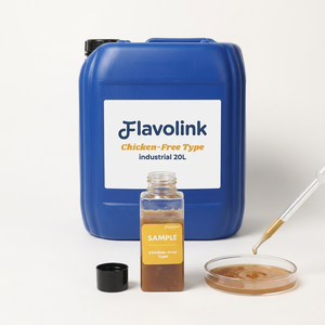 Flavolink R-CFL Arôme de poulet liquide, base aromatisante, ingrédient pour la fabrication de snacks, à base de plantes, Halal, 20kg/canette, 12 mois - Product Image 3
