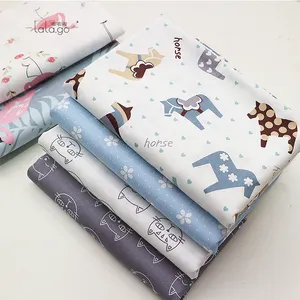 Digital Printing Cotton Fabric Custom Digital Printing Cotton Bed Sheet Fabric