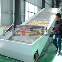 Machine de séchage alimentaire multifonctionnelle automatique à bande transporteuse en acier inoxydable, à pompe, économe en énergie et haute productivité