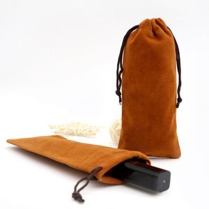 Sac de rangement pour bijoux en velours anti-poussière avec cordon de serrage personnalisé, logo personnalisé, design moderne pliable pour l'emballage de montres - Product Image 4