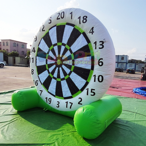 Commercial kids interactive sports <b>games</b> giant <b>inflatable</b> soccer football kick dart board - Product Image 4