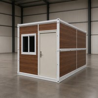 Maison conteneur pliable à deux étages SUNRISE 20FT 40FT, maison modulaire préfabriquée, duplex pliable et portable pour hôtel