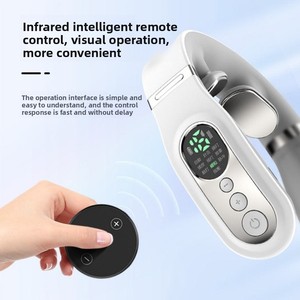 Cross-border Multifunctional Neck Protector Hot Compress Massager EMS Microcurrent <b>Vibration</b> Massage Explosions Finger-like - Product Image 2