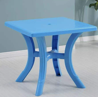 Tabouret de bar compact en plastique pour jardin et terrasse, table ronde pas chère