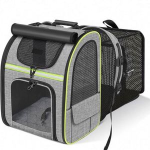 Mochila Expandible y Resistente para Perros y Gatos, Transpirable, Portátil, con Espacio para las Patas en la Parte Delantera, para Viajes - Product Image 6