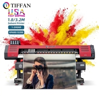Impresora Plotter de 1.8m de Alta Calidad, Máquina de Impresión Digital de Vinilo para Pancartas Flexibles, Impresora de Gran Formato Xp600 I3200 con Tinta Eco Solvente
