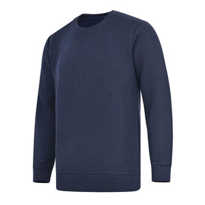 Sudadera de Alta Calidad OEM, Lisa, 100% Algodón, Cuello Redondo para Hombre, Talla Grande, Sudadera Gruesa con Forro Polar - Product Image 1