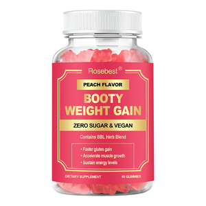 Rosebest Yüksek Etkili Maca Kökü Popo Büyütme Kilo Aldırıcı Sakızlı Takviye, BBL Bitki Karışımı ve Kadınlar için Kreatin Monohidrat ile - Product Image 1