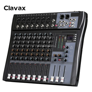 Clavax-Consola mezcladora de audio profesional MR 80S, reproductor de DJ independiente, alimentación fantasma, <span class=keywords><strong>8</strong></span> canales, USB, diente azul - Product Image 1